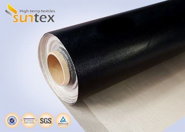 Black PTFE Coated Fiberglass Fabric For Thermal Insulation System