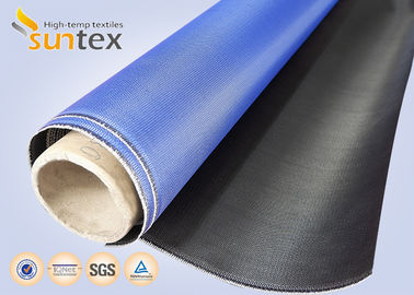 High Temperature Fire Resistant Fiberglass Fabric Durable Polyurethane Coated