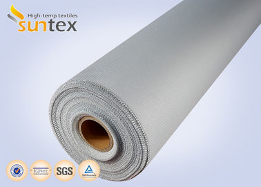 Anti-fiber Fraying Polyurethane Coated Glass Fabric for Fiberglass Welding Curtain