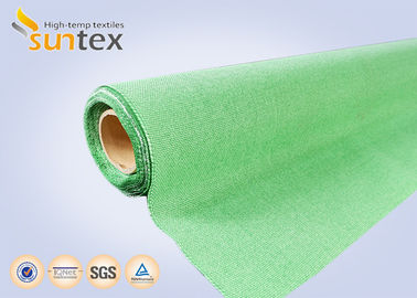 High quality Satin Weave Silicone Coated Fiberglass Fabric Polyurethane PU Coated Fiberglass Cloth fire retardant cloth