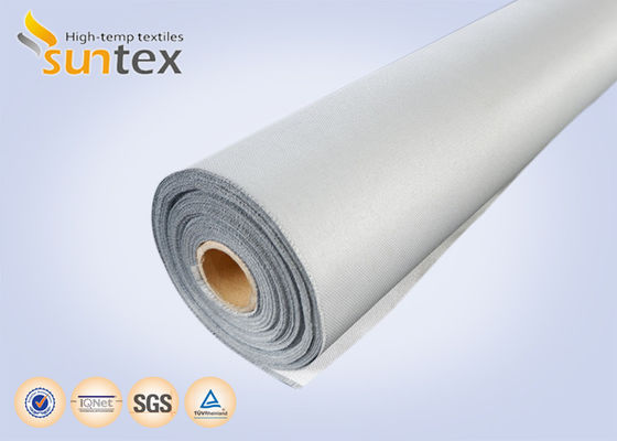 0.4mm Fire Resistant PU Coated Fiberglass Cloth – Insulation Welding Shade Curtain