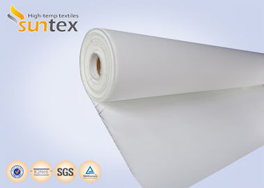 0.41mm Thickness PU Coated Fiberglass Fabric Two Sides Alkali Free