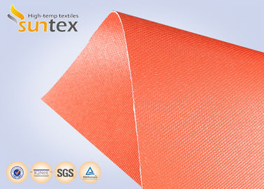 17.5 Oz. Fire Resistance Silicone Coated Fiberglass Fabric For Welding Curtains And Fire Blanket