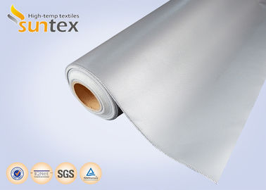 E Glass Woven Silicone Coating  Fabric Cloth Two Side Fireproof Silicone Rubber Coated Heat Resistant Fiberglass Fabric