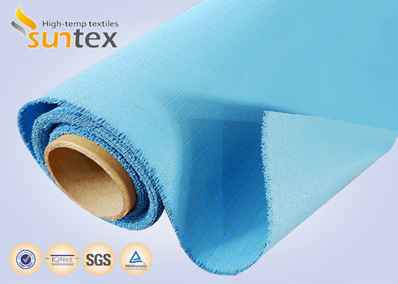 Flame Resistant Silicone Coated Fiberglass Fabric with Temperature Resistance -50°C to 500°C and Alkali Free for Industrial Protective Covers