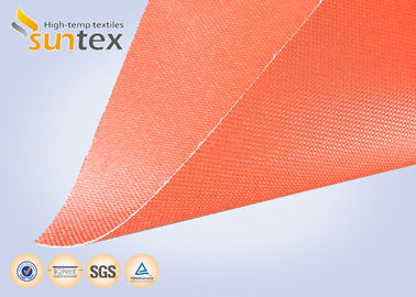 Silicone Rubber Coated Fiberglass Fabric On Single Side For Smoke And Fire Curtain