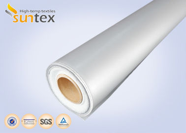 400g/sqm Silicone Coated Fiberglass Fabric Used In Flexible Fabric Connector