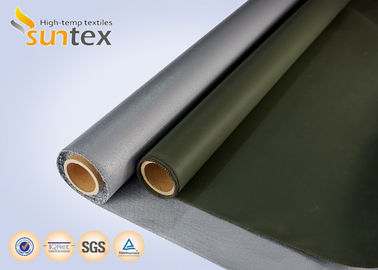 High Temperature Resistance Silicone Coated Fiberglass for Fireproof Curtain Welding Curtain Smoke Curtain