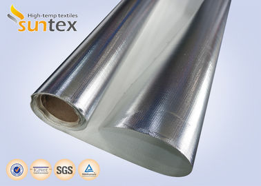 Fire Resistant Aluminum Foil Fiberglass Cloth With Good Hermetic And Weather Resistance