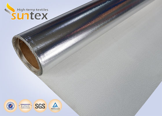 High-Quality Laminated Roll: Aluminum Foil Coated Fireproof Fiberglass Cloth
