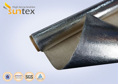 18 Micron Aluminum Foil Coated Heat Reflective Fabric Fiberglass Insulation Cover