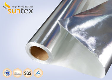 Fire Resistant Aluminum Foil Fiberglass Cloth With Good Hermetic And Weather Resistance