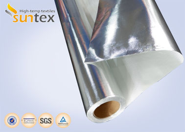 Reflective Aluminum Foil Fiberglass Fabric For Flexible Connector Duct