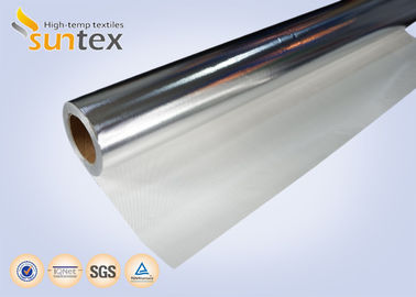 Reflective Aluminum Foil Fiberglass Fabric For Flexible Connector Duct