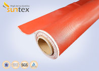 Colored Covers Thermal Insulation Fabri / Silicone Impregnated Fiberglass Cloth 