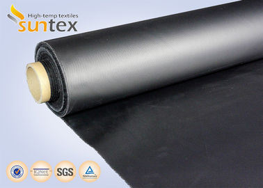 Black Neoprene Coated Fiberglass Chemical Resistant Fabric Or Tape To Mid - East