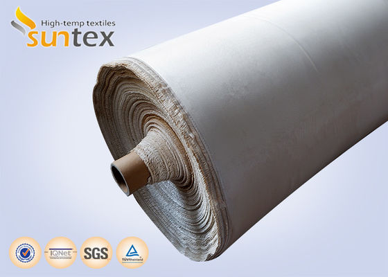 1200℃ High Temperature Resistance Silica Cloth with 18 oz/sqy Unit Weight and Crowfoot Pattern for Fire Retardant Applications