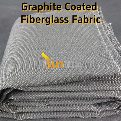 High Temperature Fiberglass Cloth Fire Resistant Fabric with 750℃ Temperature Resistance and Excellent Abrasion Resistance in Black Plain Weave