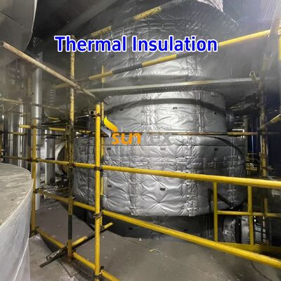 High Temperature 1000°C Resistant Customizable Water and Oil Resistant Thermal Insulation Fabric Removable Cover