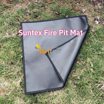 550C Heat Resistant Fire Pit Mat with Customizable Size and Multi-Layer Structure for Outdoor Protection