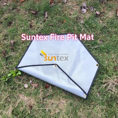 550C Heat Resistant Fire Pit Mat with Multi-Layer Structure and Customizable Size for Outdoor Safety
