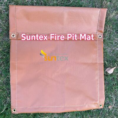 550°C Heat Resistant Fire Pit Mat with Customizable Size and Multi-Layer Structure for Outdoor Safety