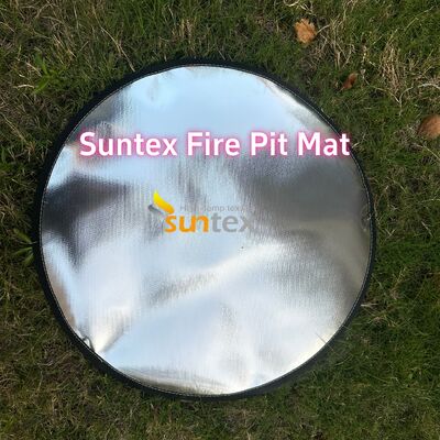 550C Heat Resistant Fire Pit Mat with Customizable Size and Multi-Layer Structure for Grill Protection