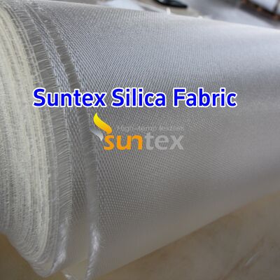 22 Years Factory Silica Fabric 1000℃ Long Term Heat Resistant Silica Insulation Cloth ISO9001 SGS Certified