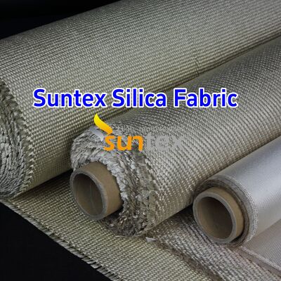 1700°C Softening Point Silica Fabric 96% SiO2 High Temp Fireproof Cloth For Welding Blanket Removable Insulation Jacket Aerospace Nuclear Industry