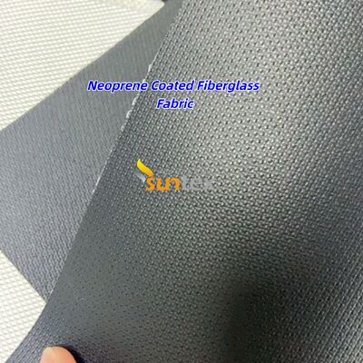 High Temperature Resistance Chemical Resistant Flame Retardant Neoprene Coated Fiberglass Fabric for Industrial Applications