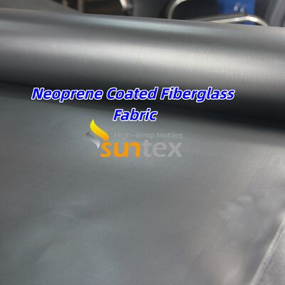 High Temperature Resistance Flame Retardant Neoprene Coated Fiberglass Fabric for Chemical Resistant Flexible Fabric Connector