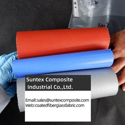 Heat-resistant E-glass Fireproof Double-sided Silicone Coated Fiberglass Fabric for Industrial Applications