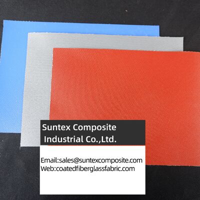 Heat-Resistant (550°C) Silicone Coated Fiberglass Fabric - Fireproof & Customizable Width (0.8m to 2m)