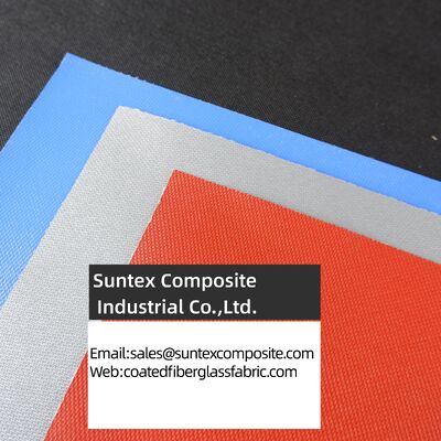 High-Temperature Fireproof Silicone Coated Fiberglass Fabric with Corrosion Resistance