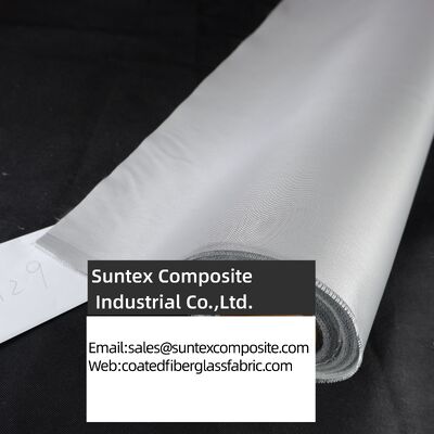 Fireproof High Temperature Resistance 4H Satin Weave Silicone Coated Fiberglass Fabric for Industrial Applications