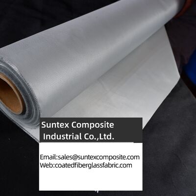 Heat Resistant Alkali Free Plain Woven Silicone Coated Fiberglass Fabric for Fireproof Curtains