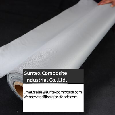 Fireproof High Temperature Resistance 4H Satin Weave Silicone Coated Fiberglass Fabric for Industrial Applications