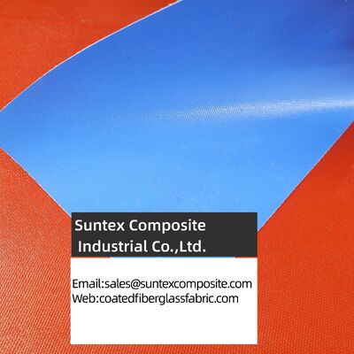 High Temperature Resistance Fireproof Silicone Coated Fiberglass Fabric with 4H Satin Weave