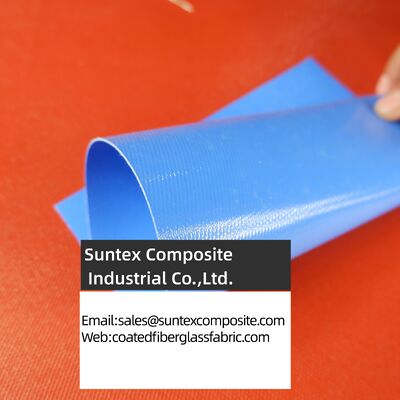 High Temperature Resistance Fireproof Silicone Coated Fiberglass Fabric with 4H Satin Weave
