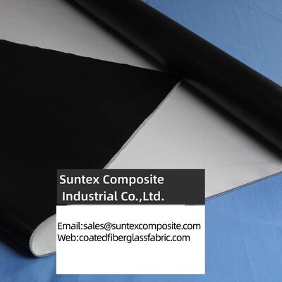 High Temperature Resistance Fire Proof Silicone Coated Fiberglass Fabric with 4H Satin Weave