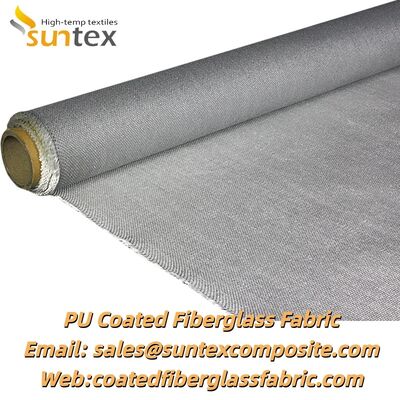 High Temperature Resistant Fire Resistant Polyurethane Coated Fiberglass Cloth for Fireproof Fabric