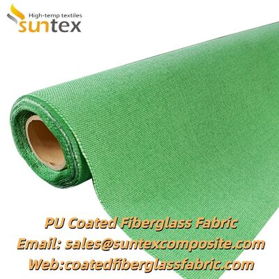 High Temperature Resistance Fireproof PU Coated Fiberglass Fabric Welding Blanket Abrasion Resistant