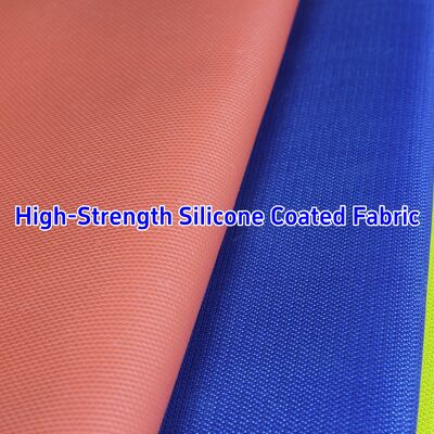 590 g/sqm Silicone Coated Fiberglass Fabric with 0.45 mm Thickness for Heat Resistant Insulation up to 550℃