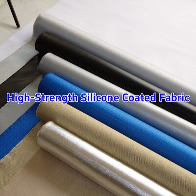 430gsm Double Side Coated Silicone Fiberglass Braided Cloth with Fire Resistance for Thermal Insulation