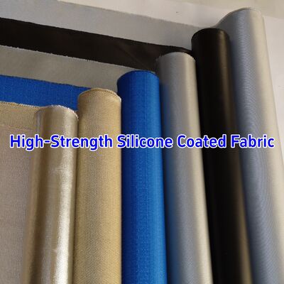 590 g/sqm Silicone Coated Fiberglass Fabric with 0.45 mm Thickness for Heat Resistant Insulation up to 550℃