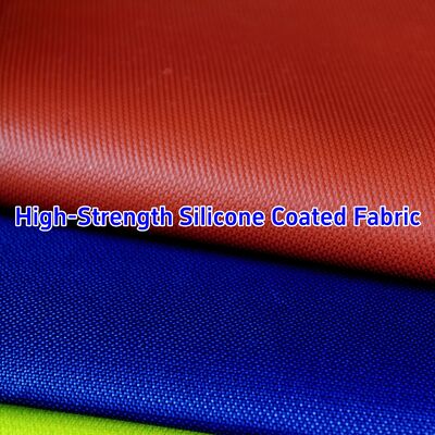 High Temperature Resistant Fire Resistance 590 g/sqm Weight Silicone Coated Fiberglass Fabric High Silica Fiberglass Cloth