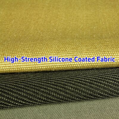 590 g/sqm 0.45 mm Fire Resistance Silicone Coated Fiberglass Fabric for Thermal Insulation