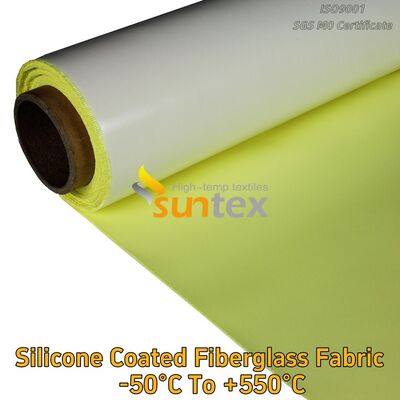 High Temperature Silicone Rubber Coated Fiberglass Sheet/Fabric/Cloth