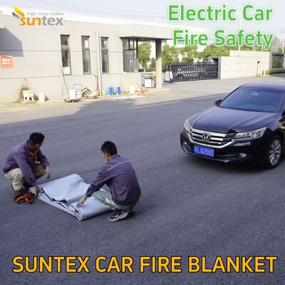 Factory Outlet High Silica EV Car Fire Blanket 1700℃ CE Approved