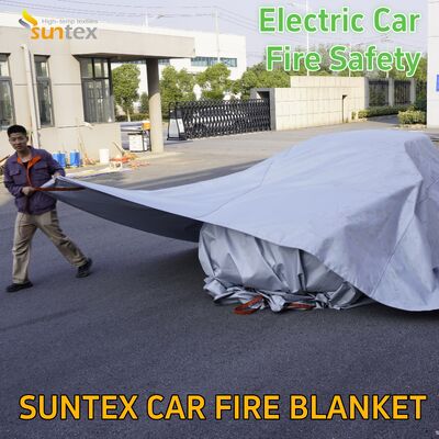 Advanced 6*8M Fiberglass Fire Blanket for EV Battery Fires  